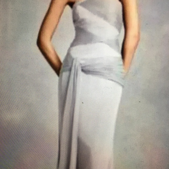 White by Vera Wang formal dress in gray. Size 14 - Picture 2 of 8